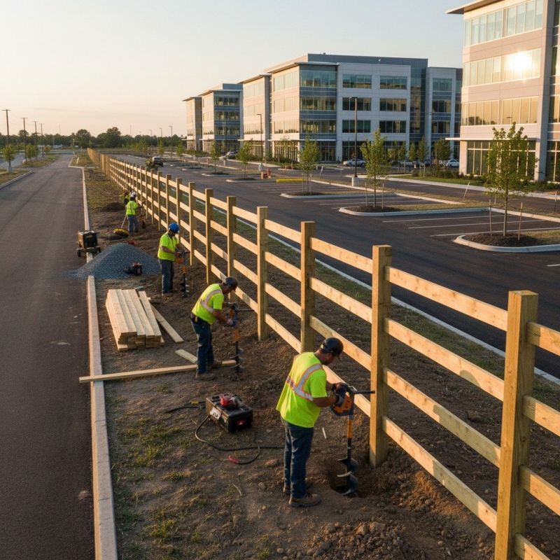 Fence Gate Installation detail