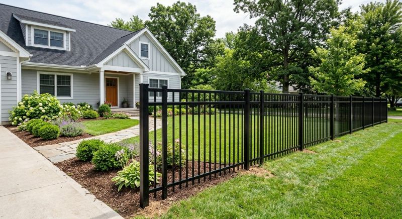 Metal Pool Fence Installation in Alpharetta, GA