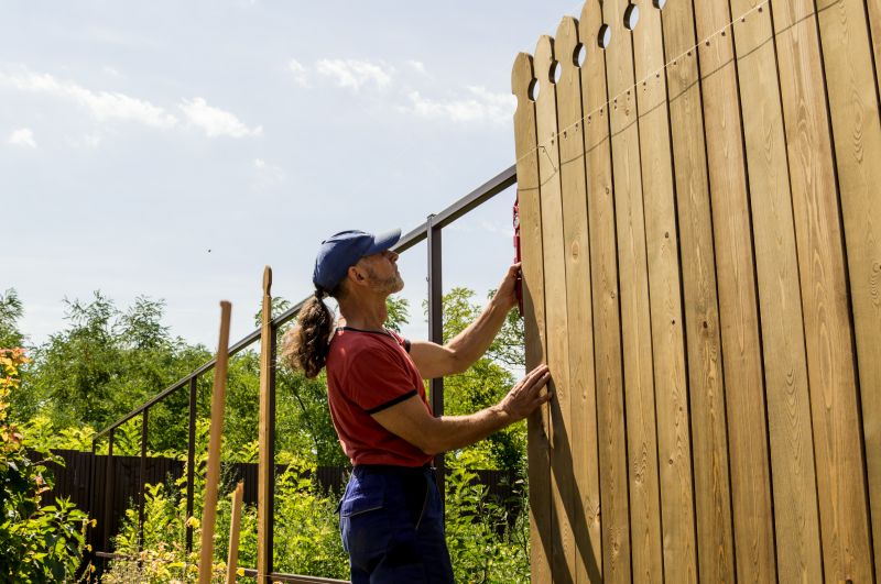 Plank Fence Installation in South Houston, TX